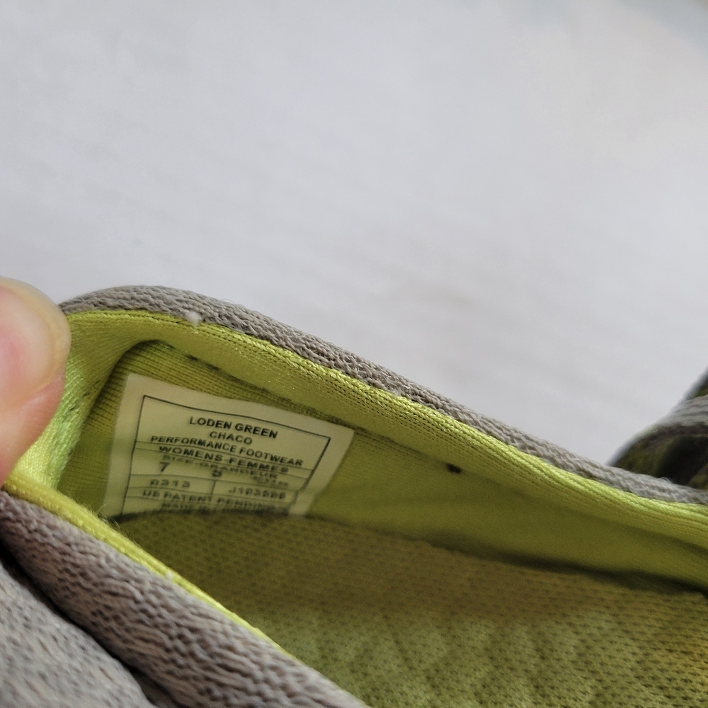 Chaco Strap Mary Jane Flats Hiking Shoes Loden/Green Women's Size 7 - Picture 7 of 7